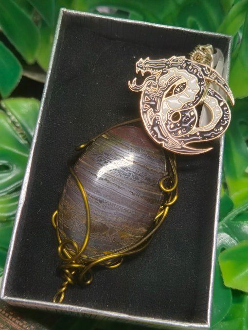 Amulette Oeil de fer ✨Pierre de force et de confiance ✨ 
