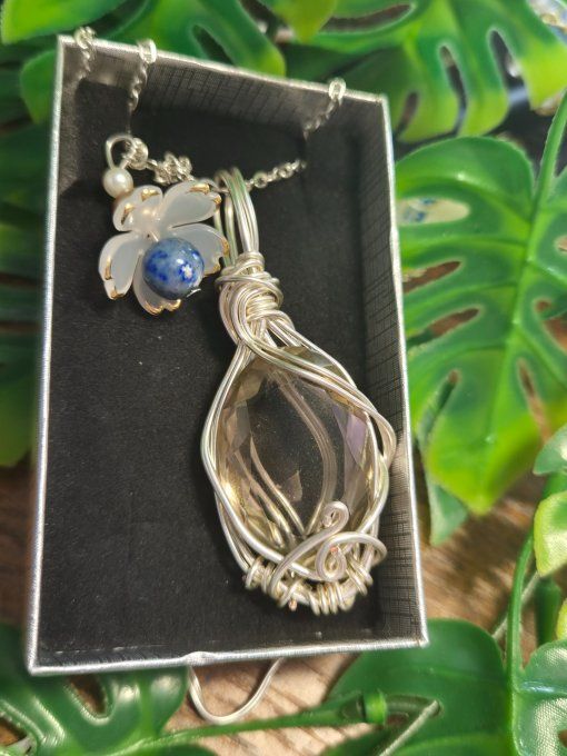 Amulette Quartz fumée ✨ Clarté, Équilibre & Libération  - Copie