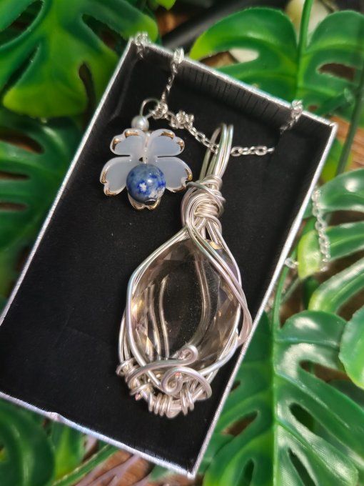 Amulette Quartz fumée ✨ Clarté, Équilibre & Libération  - Copie