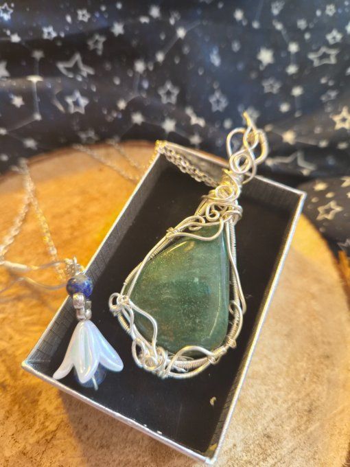 Amulette Apatite verte - Déblocage Du Cœur Et Équilibre ?