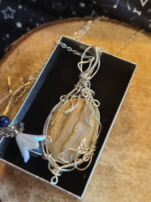 Pendentif Argent En Jaspe Paysage – Créativité, Ancrage & Harmonie