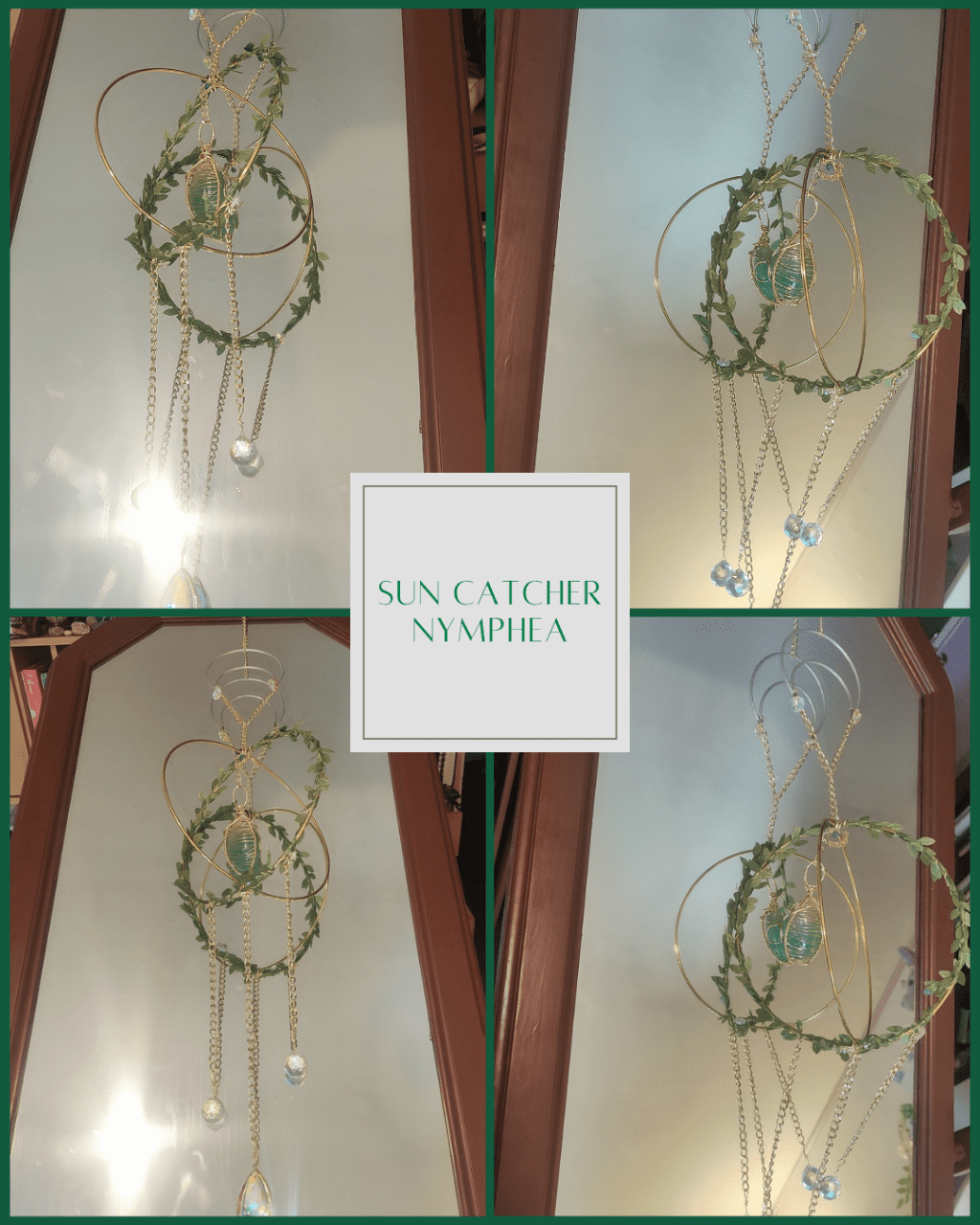 Sun catcher Nymphéa✨ Protection, Clarté et Harmonie pour Votre Espace ✨