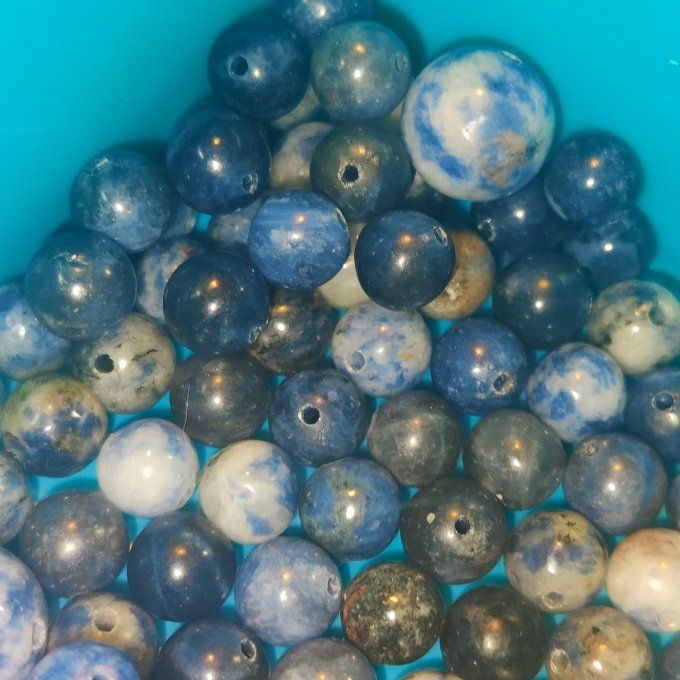 Bracelet Sodalite -6mm - pierre des peurs primaire