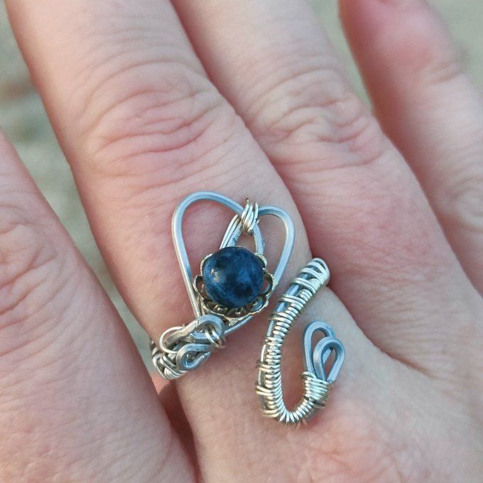 Bague perle Pietersite