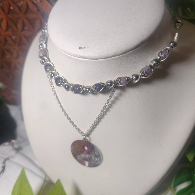 Collier Perles De Mica ✨Stabilité & Sérénité Intérieure✨ promo