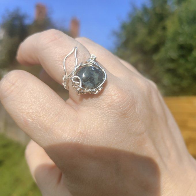 Bague Pietersite ajustable 