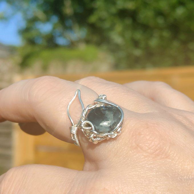 Bague Pietersite ajustable 