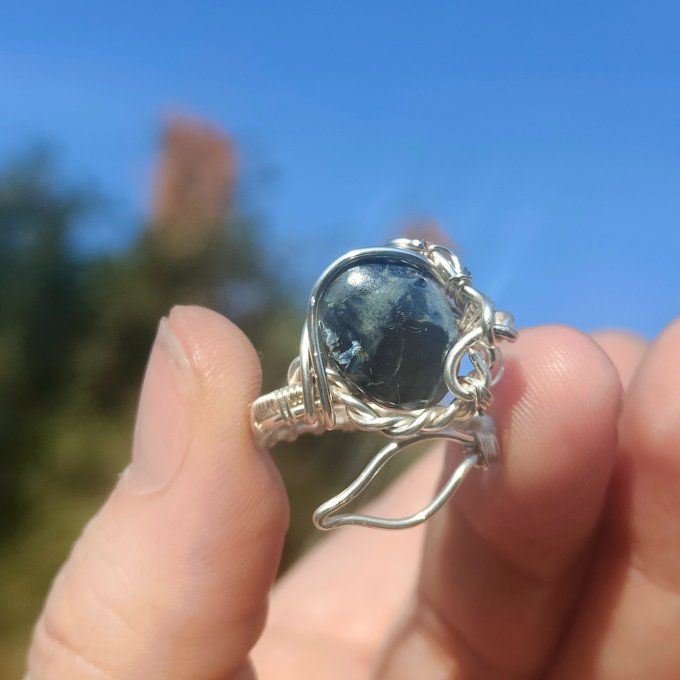 Bague Pietersite ajustable 