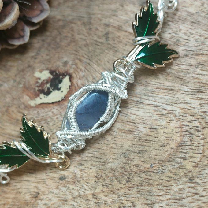 collier Charms Sugilite :pierre du guérisseur de l'âme