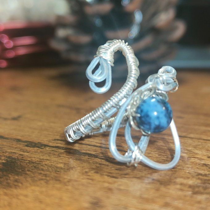 Bague perle Pietersite