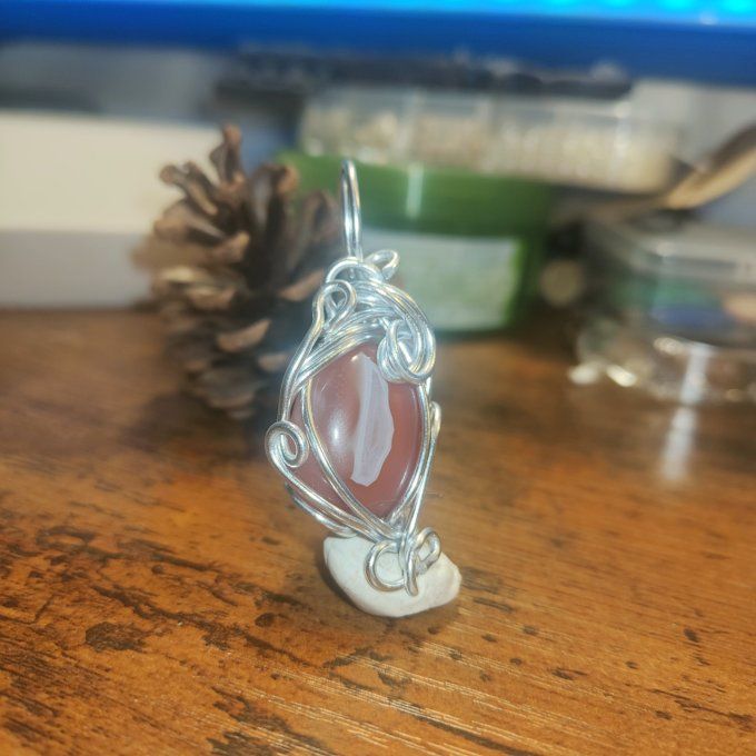 Pomme poison Cornaline -pendentif