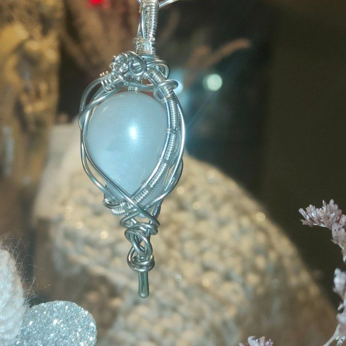  pierre de lune hecatolite ✨Intuition, Féminité et Équilibre✨