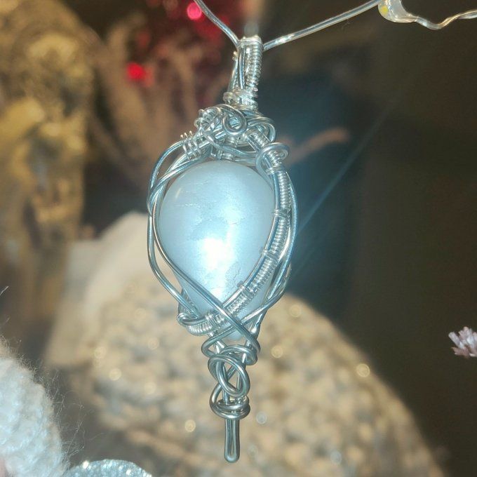  pierre de lune hecatolite ✨Intuition, Féminité et Équilibre✨