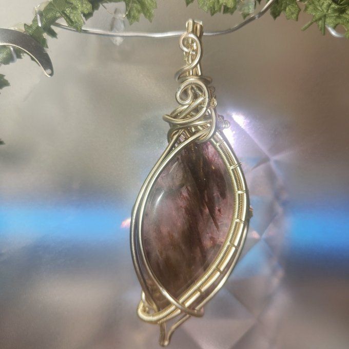 Quartz hématoïde ✨Force, Sérénité & Harmonie