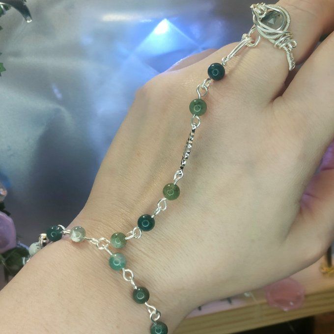 Le bracelet bagues perles Acompte