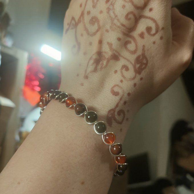 Bracelet Autumn :protection de l'hypersensible  - 6mm