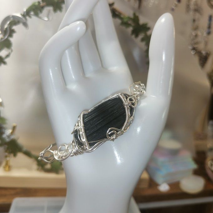 Collier Charms tourmaline Noire ✨promo✨ 