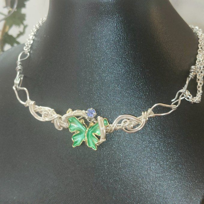 Collier Charms Tanzanite  :La pierre la plus rare