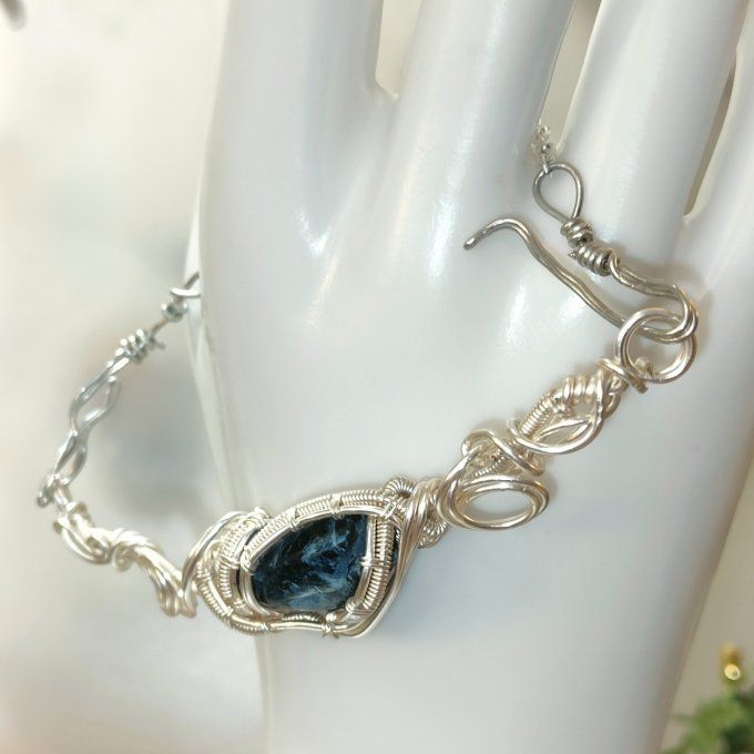 Colliers Charms  Pietersite :La pierre des Tempêtes 
