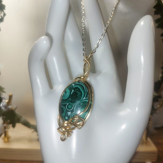 ✨ Chrysocolle Malachite : Paix, Guérison et Protection ✨