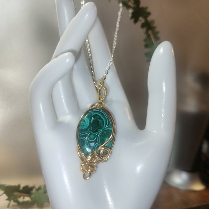 ✨ Chrysocolle Malachite : Paix, Guérison et Protection ✨