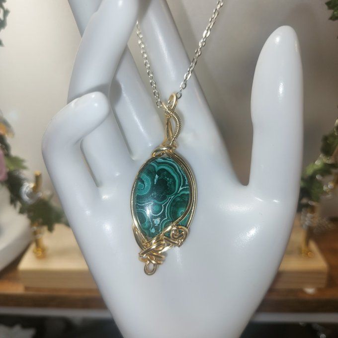 ✨ Chrysocolle Malachite : Paix, Guérison et Protection ✨