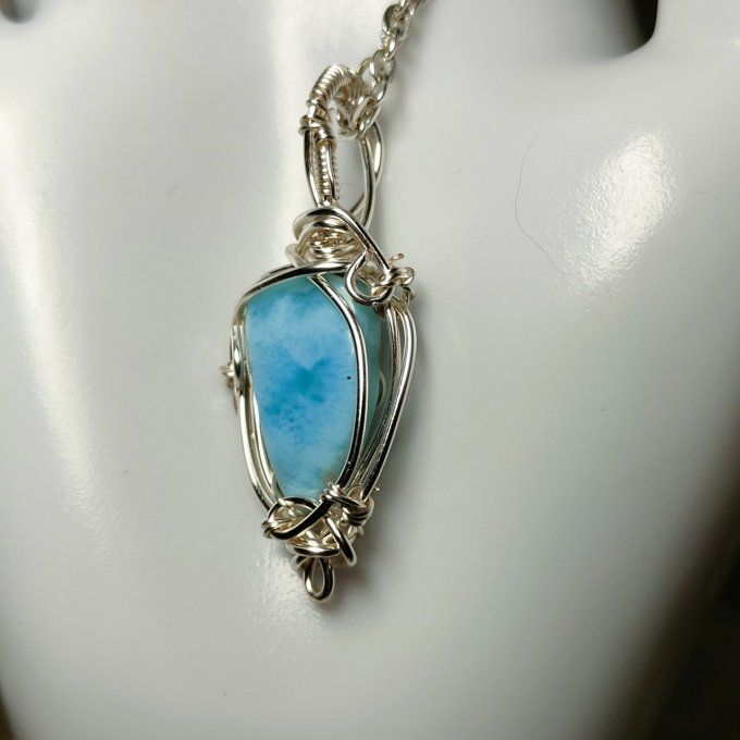 Larimar ✨pierre du Dauphin ✨sérénité et douceur ✨