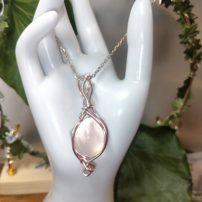 ✨Quartz rose étoile rutile ✨Amour et douceur 