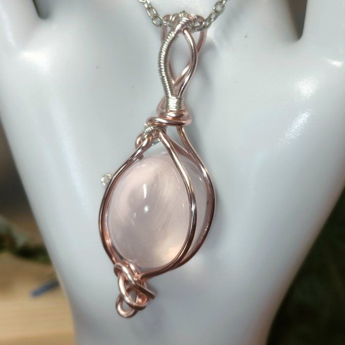 ✨Quartz rose étoile rutile ✨Amour et douceur 