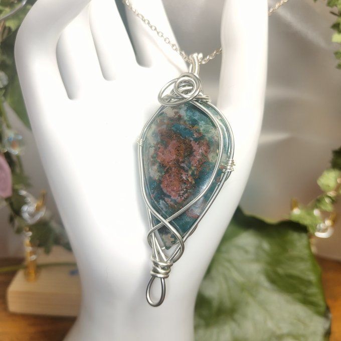 Agate Mousse : Une Pierre d’Harmonie et de Sérénité ✨   