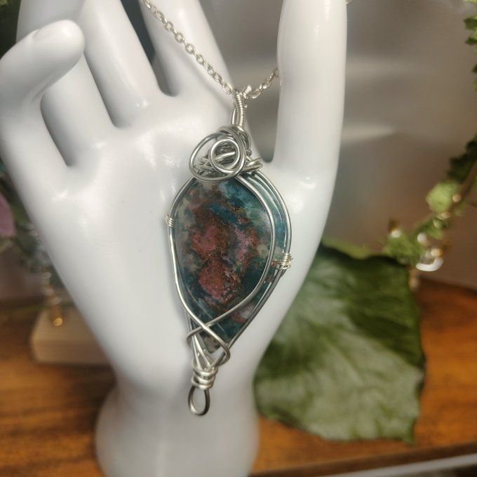 Agate Mousse : Une Pierre d’Harmonie et de Sérénité ✨   