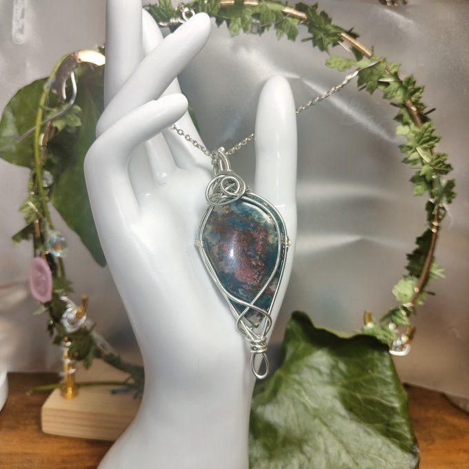 Agate Mousse : Une Pierre d’Harmonie et de Sérénité ✨   