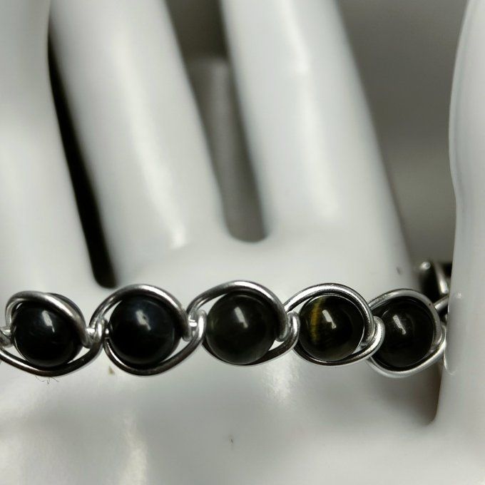 Bracelet Oeil de Faucon - 6 ou 8 mm