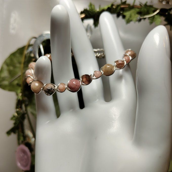 Bracelet rodochrosite 