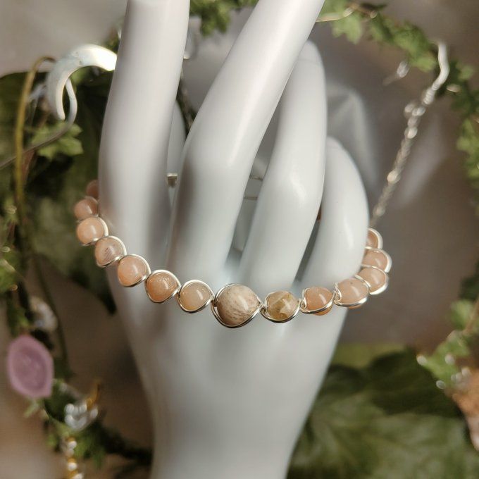 Bracelet pierre de Soleil -6 ou 8 mm