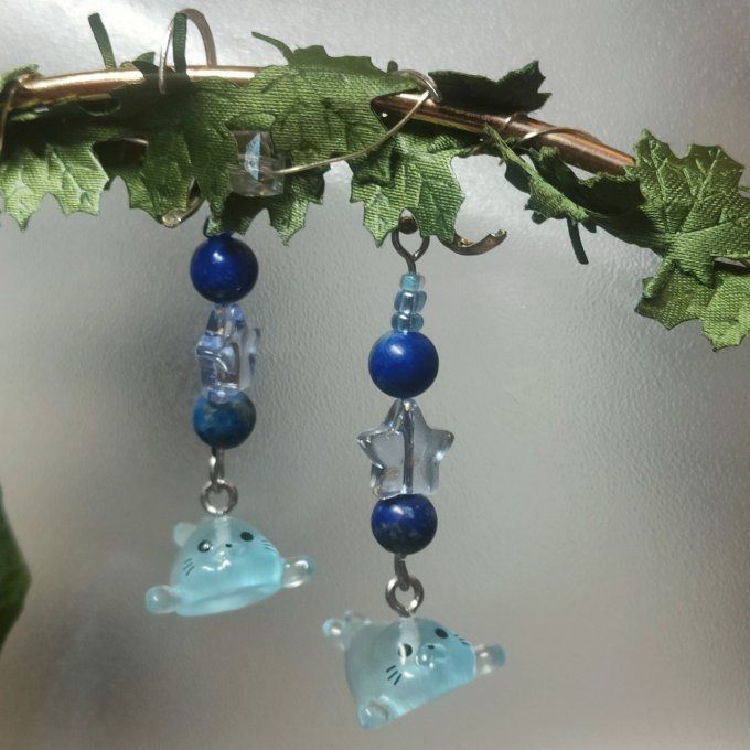 Boucle lapis bibi phoque 
