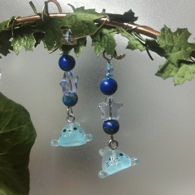 Boucle lapis bibi phoque 