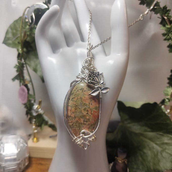 Amulette unakite 