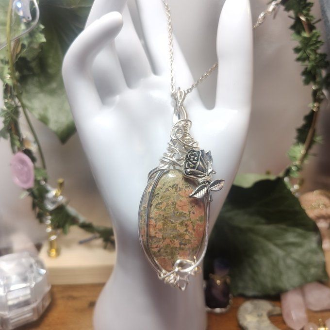 Amulette unakite 