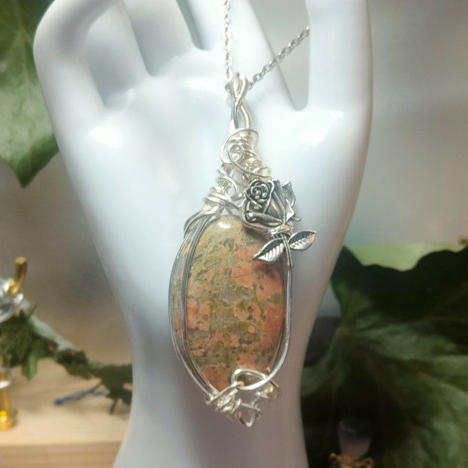 Amulette unakite 