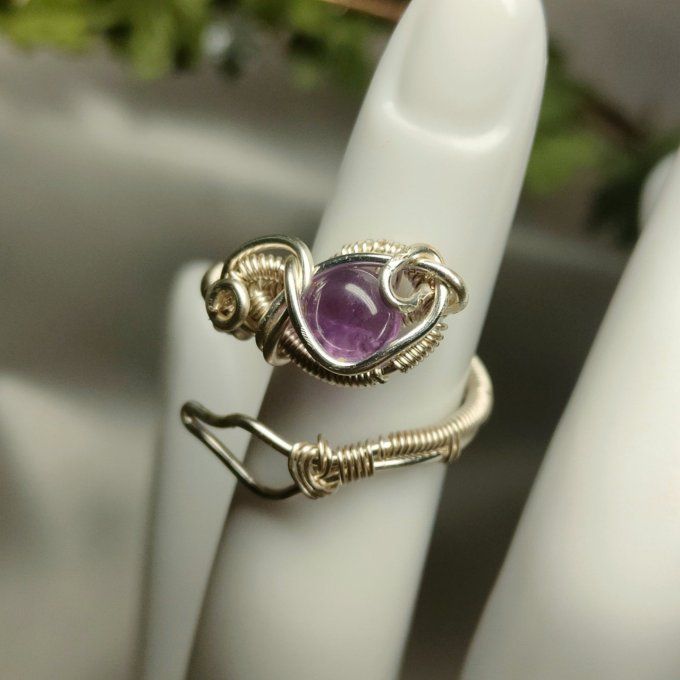 Bague améthyste 