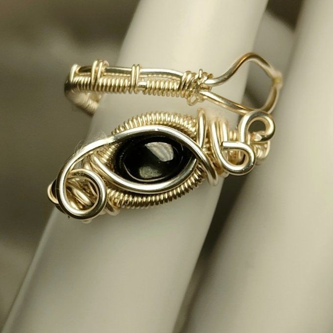 Bague Diopside Black star 