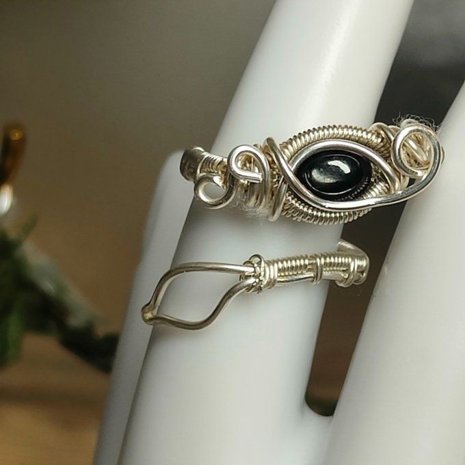 Bague Diopside Black star 