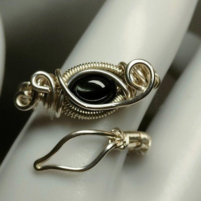 Bague Diopside Black star 