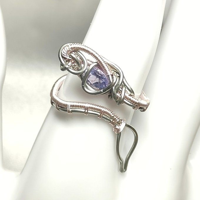 Bague Tanzanite- ajustable 