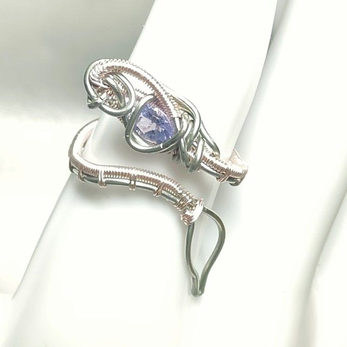 Bague Tanzanite- ajustable 