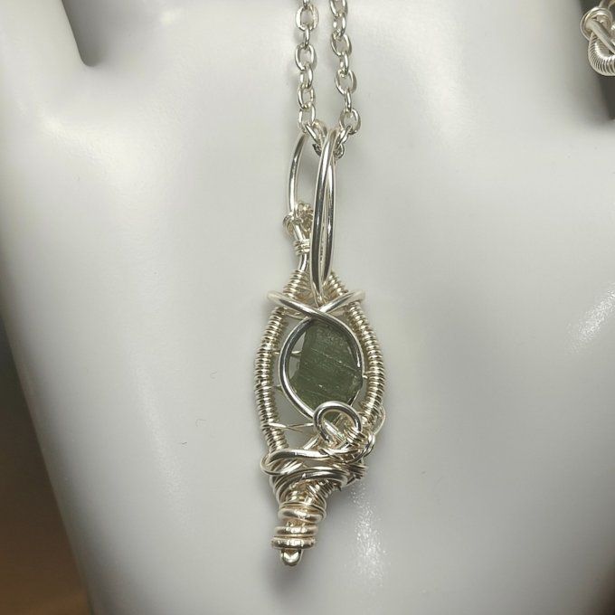 Amulette en Moldavite - Pierre des Étoiles