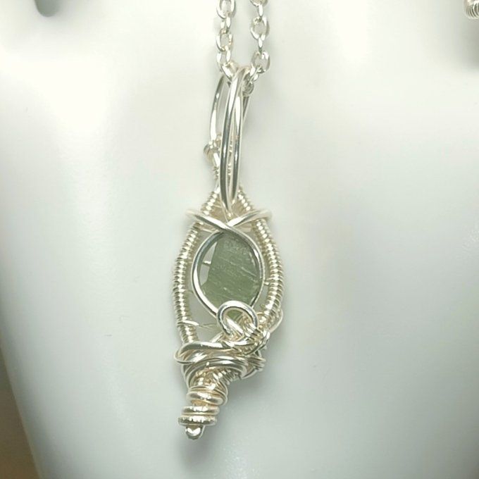Amulette en Moldavite - Pierre des Étoiles