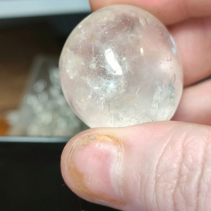 oeuf cristal de roche 3*2,5