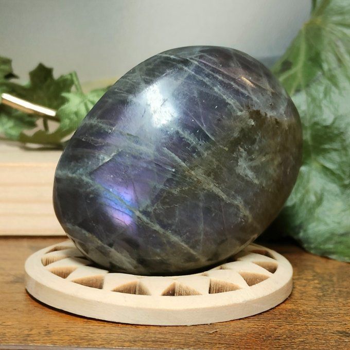 Galet labradorite violet 5*4
